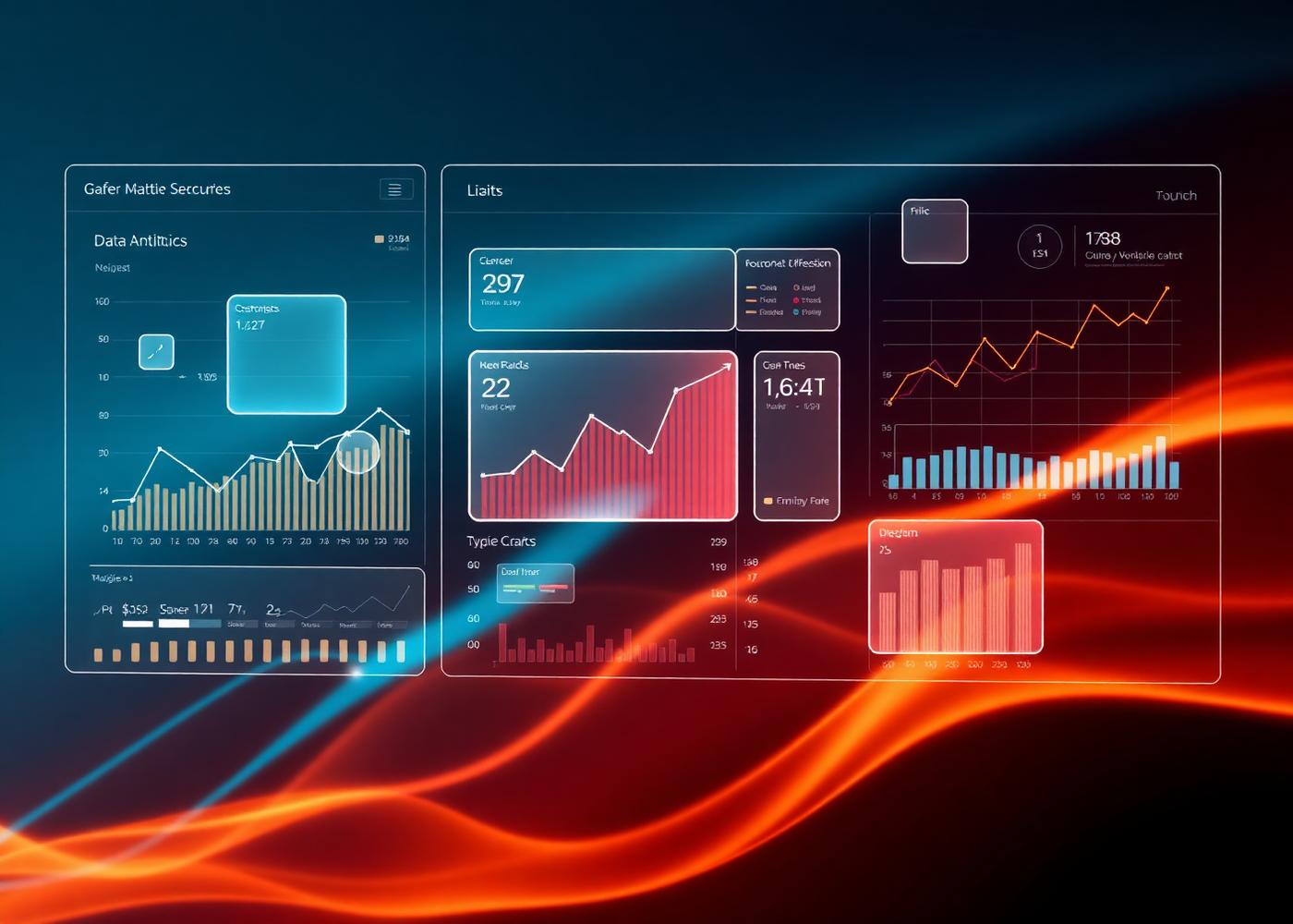Data analytics dashboards